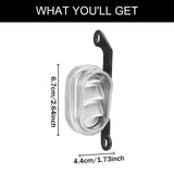 Maxbell Motorcycle Side Air Filter Cover Parts for Honda ct125 Hunter 2020-2022 Argent