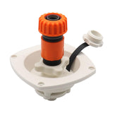 Maxbell RV Water Inlet Connection with Check Replacement for Marine Boat white
