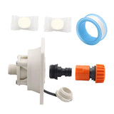 Maxbell RV Water Inlet Connection with Check Replacement for Marine Boat white