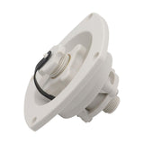 Maxbell RV Water Inlet Connection with Check Replacement for Marine Boat white