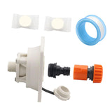 Maxbell RV Water Inlet Connection with Check Replacement for Marine Boat white