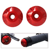 Maxbell Motorcycle Handlebar Balance Plug Tail Cover Decorative for Zontes 368G Red