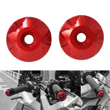 Maxbell Motorcycle Handlebar Balance Plug Tail Cover Decorative for Zontes 368G Red