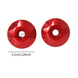 Maxbell Motorcycle Handlebar Balance Plug Tail Cover Decorative for Zontes 368G Red
