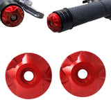 Maxbell Motorcycle Handlebar Balance Plug Tail Cover Decorative for Zontes 368G Red