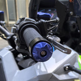 Maxbell Motorcycle Handlebar Balance Plug Tail Cover Decorative for Zontes 368G Blue