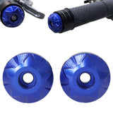 Maxbell Motorcycle Handlebar Balance Plug Tail Cover Decorative for Zontes 368G Blue