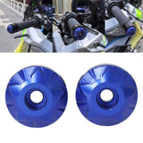 Maxbell Motorcycle Handlebar Balance Plug Tail Cover Decorative for Zontes 368G Blue
