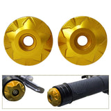 Maxbell Motorcycle Handlebar Balance Plug Tail Cover Decorative for Zontes 368G Gold