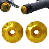 Maxbell Motorcycle Handlebar Balance Plug Tail Cover Decorative for Zontes 368G Gold