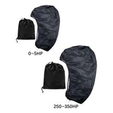 Maxbell Outboard Motor Cover Waterproof Boat Engine Hood Cover for kg0157 Motor 120 cmx94 cm