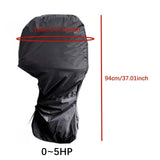Maxbell Outboard Motor Cover Waterproof Boat Engine Hood Cover for kg0157 Motor 120 cmx94 cm