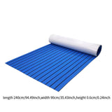 Maxbell Boat Flooring Swim Platform Faux Teak Yacht Floor Mat RV Floor Marine Carpet