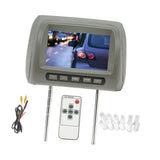 Maxbell Car Headrest Monitor DC12V Portable Multilingual Menu Automotive Accessories Gray