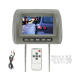 Maxbell Car Headrest Monitor DC12V Portable Multilingual Menu Automotive Accessories Gray