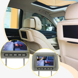 Maxbell Car Headrest Monitor DC12V Portable Multilingual Menu Automotive Accessories Gray