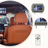 Maxbell Car Headrest Monitor DC12V Portable Multilingual Menu Automotive Accessories Gray
