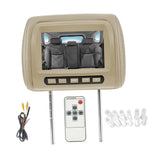 Maxbell Car Headrest Monitor DC12V Portable Multilingual Menu Automotive Accessories Beige