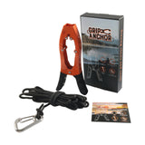 Maxbell Canoe Anchor Grip Fishing Equipment Kayak Accessory Sturdy Gripper for Kayak Orange