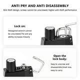 Maxbell Motorcycle Helmet Lock Anti Theft Mount Hook for Honda Rebel Cmx300/500
