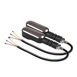 Maxbell 2 Pieces LED Turn Signal Lights Motorcycle Sturdy Practical Functional Lamps