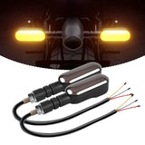 Maxbell 2 Pieces LED Turn Signal Lights Motorcycle Sturdy Practical Functional Lamps