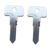 Maxbell 2Pcs 4080125 Blank Keys ATV Accessories for Sportsman XP 1000 2019-2020