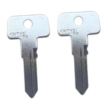 Maxbell 2Pcs 4080125 Blank Keys ATV Accessories for Sportsman XP 1000 2019-2020