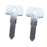 Maxbell 2Pcs 4080125 Blank Keys ATV Accessories for Sportsman XP 1000 2019-2020