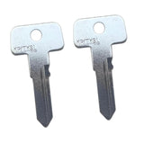 Maxbell 2Pcs 4080125 Blank Keys ATV Accessories for Sportsman XP 1000 2019-2020