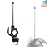 Maxbell Motorcycle Flag Pole Hanging Hook for Scooter Street Bike Helmet Holder