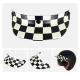 Maxbell Motorcycle Helmet Visor Anti Glare Brim Triple Snap on Accessory Replacement