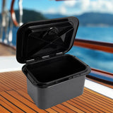 Maxbell Deck Storage Box Large Capacity Sturdy Portable Organizer Fishing Tackle Box