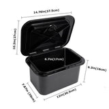 Maxbell Deck Storage Box Large Capacity Sturdy Portable Organizer Fishing Tackle Box