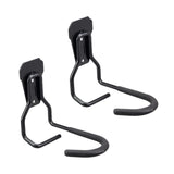 Maxbell 2x Garage Hooks for Hanging Bike Iron for Bicycles Wheel Ladders Garden Black