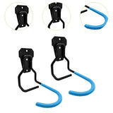 Maxbell 2x Garage Hooks for Hanging Bike Iron for Bicycles Wheel Ladders Garden Blue