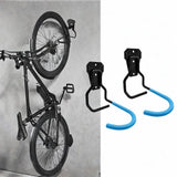 Maxbell 2x Garage Hooks for Hanging Bike Iron for Bicycles Wheel Ladders Garden Blue