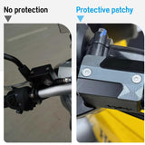 Maxbell Motorcycle Brake Reservoir Cover Cap Protective Cover for Honda NS150Gx Black