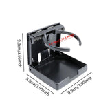 Maxbell Adjustable Cup Holder Universal Drinking Bottle for Caravan Boat Marine black