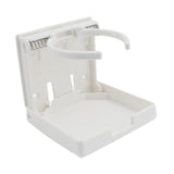 Maxbell Adjustable Cup Holder Universal Drinking Bottle for Caravan Boat Marine white
