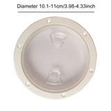 Maxbell Boat Deck Plate Cover Direct Replace Inspection Hatch for RV Ships Boat 4 Inch