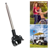 Maxbell Motorcycle Flagpole Mount Easy to Install Display Sturdy 1.6M Flagpole Stand