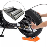 Maxbell Motorcycle Wheel Cleaning Stand for Tire Cleaning, Chain Lubrication Generic Black