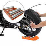 Maxbell Motorcycle Wheel Cleaning Stand for Tire Cleaning, Chain Lubrication Generic Orange