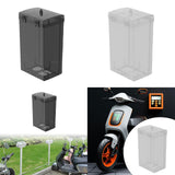 Maxbell Electric Bike Chargers Box for Electric Outlets Storage Electrical Box Cover Black