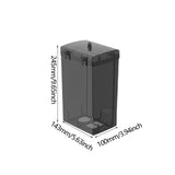 Maxbell Electric Bike Chargers Box for Electric Outlets Storage Electrical Box Cover Black