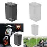 Maxbell Electric Bike Chargers Box for Electric Outlets Storage Electrical Box Cover Black