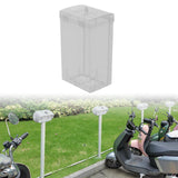Maxbell Electric Bike Chargers Box for Electric Outlets Storage Electrical Box Cover White