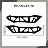 Maxbell Motorcycle Windshield Bracket Wear Resistant Holder High Performance Support black