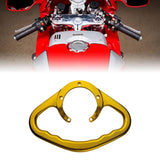 Maxbell Tank Armrest Aluminum Alloy Sturdy Upgrade Repair Passenger Grab Handle Gold
